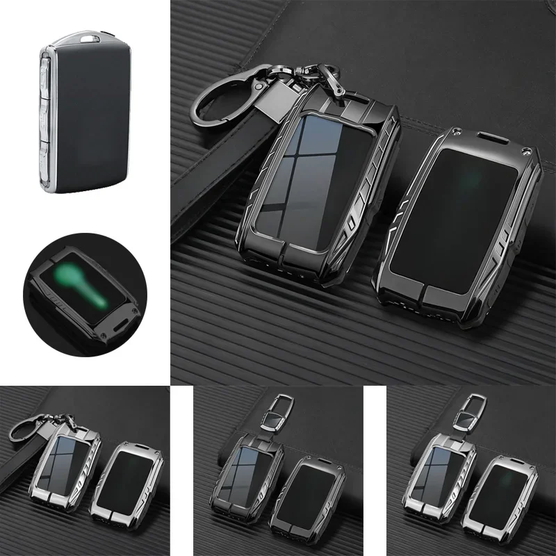 Zinc Alloy TPU Silicone Car Smart Key Fob Case Cover For Volvo XC60 XC90 S60 S90 V90 T5 T6 T8 XC70 S60 S80 C30 V70 V90