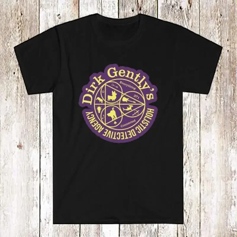 Dirk Gently s Holistic Detective Agency Men s Black T Shirt Size S 5XL