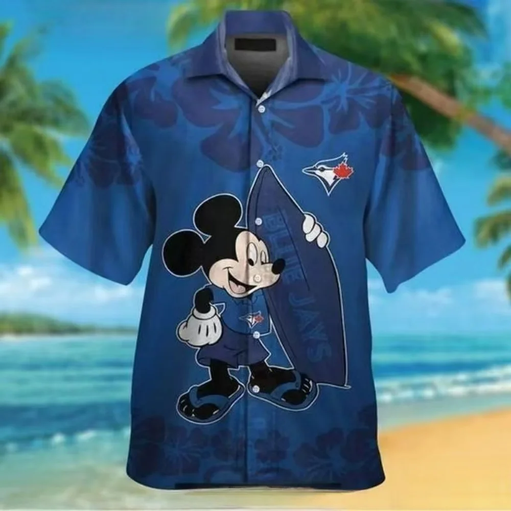

Disney Colorado Rockies Mickey Mouse 3d Hawaiian Shirt Beach Men's And Women's Fashion New Shirts 2025 Chemise Homme