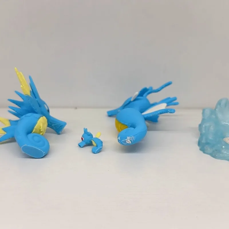 9cm Figurka Pokemon Horsea Mini Anime Model Dekoracja na Biurko Statuetka Gadżety Kolekcjonerskie Ozdoba Rękodzieło Prezent Urodzinowy Zabawka dla Dzieci