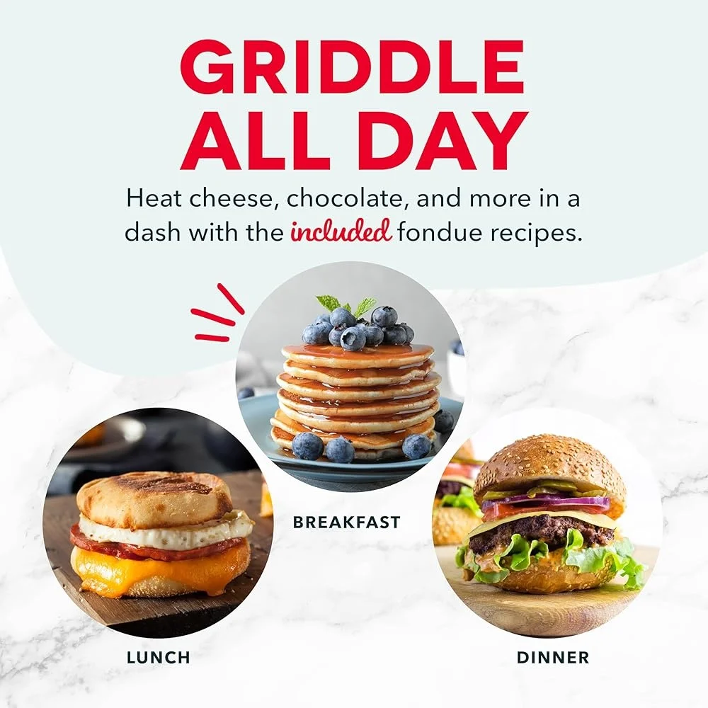 Электрическая мини-гриль, блины, яйца, печенье, быстрый завтрак, компактный, легкий, с антипригарным покрытием, идеальный общежитие, автофургон, путешествия