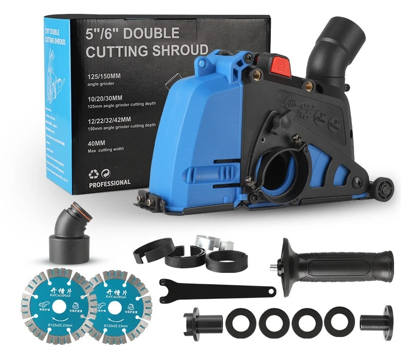 Angle Grinding Dust Cover, Vacuum Cover, Dust Cover Can Be Connected To Vacuum Cleaner Angle, Slotting Machine, Dust Collector
