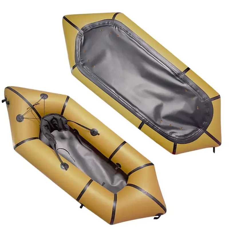 Cheap Lightweight Inflatable TPU /pvc packraft with spray deck