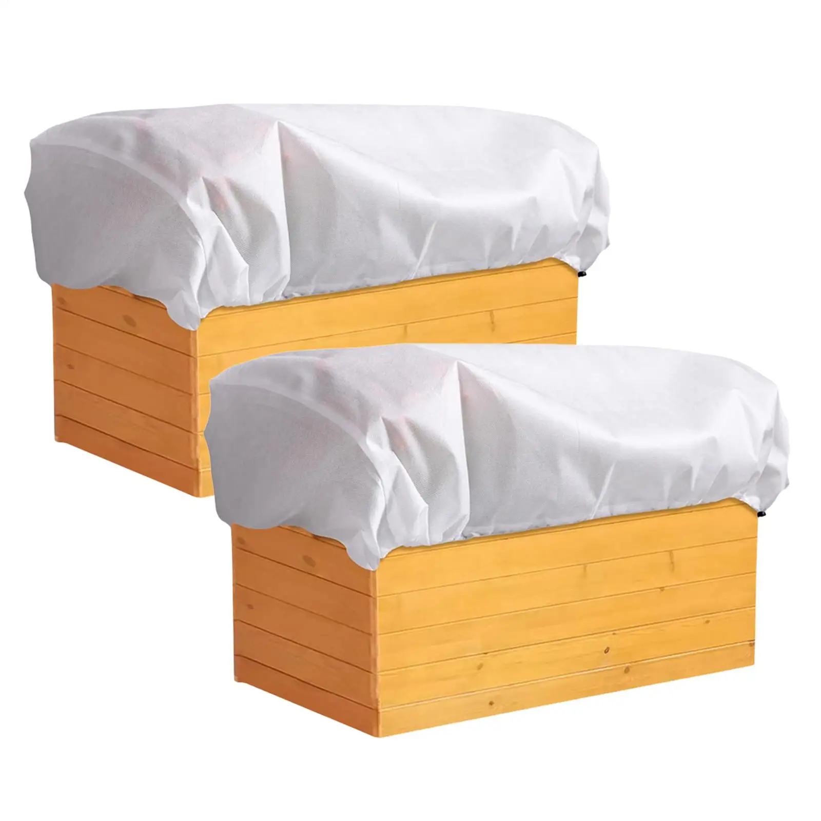 2 Pieces Plant Freeze Protection Cover Rectangular Winter Protector anti Frost Plant Insulation Cover Plant Cold Weather Cover
