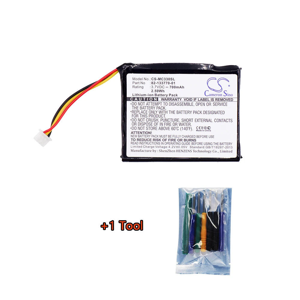 Cameron Sino 700mAh batterie de Scanner de codes à barres pour ZEBRA CS3300 CS3070 pour Motorola CS3300 CS3070