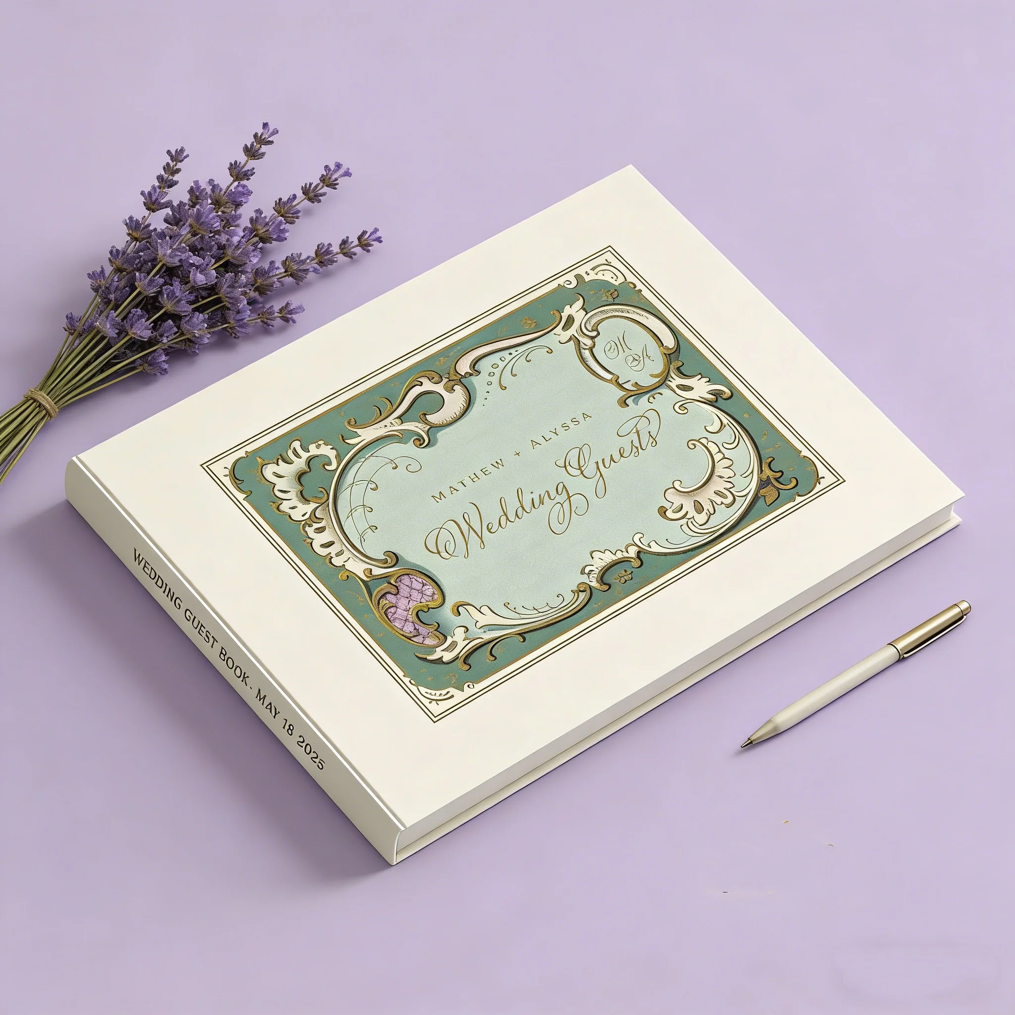 

Винтажная декоративная книга для гостей на свадьбу темно-зеленого цвета | Персонализированная книга для записи гостей в твердом переплете | Роскошная антикварная табличка для свадебного приёма