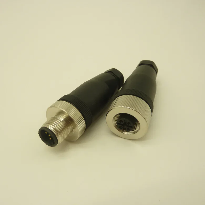 M12 screw connector M12-5P waterproof connector male and female head docking - sensor connector Electronics Production Machinery