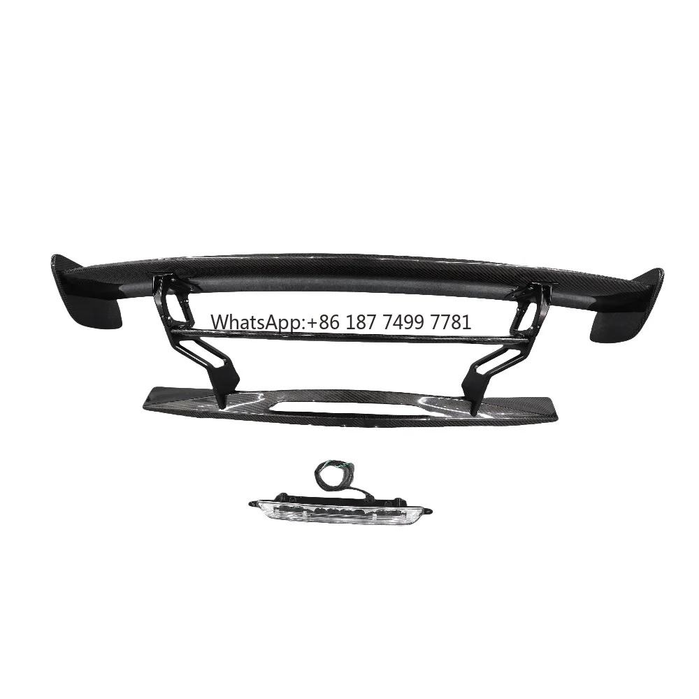 For 15-23 . ...Modified and Upgraded BS Model Dry Carbon Fiber Rear Spoiler Body Kit