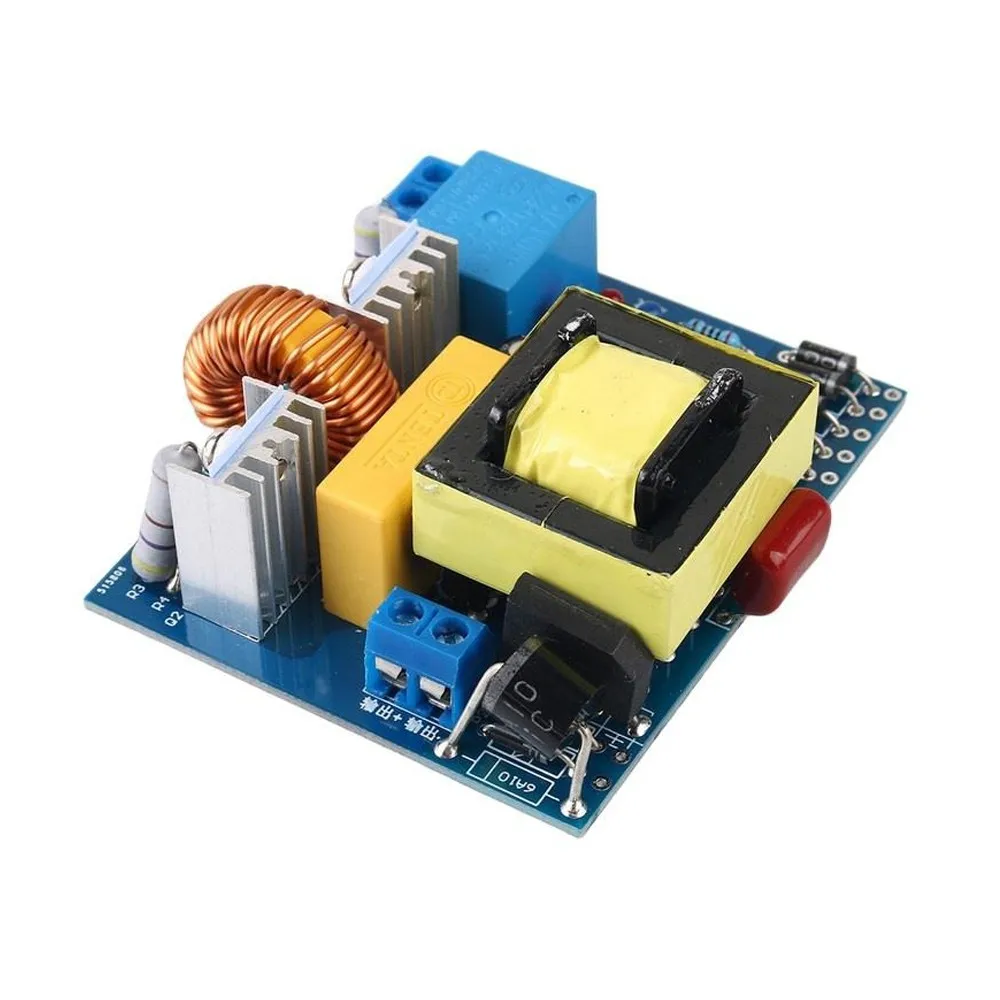 DC 12V to DC 200‑500V ZVS Boost Charger Board 220W High Voltage Step‑up Module Full‑charge Auto‑Stop Adjustable Cut‑off Voltage