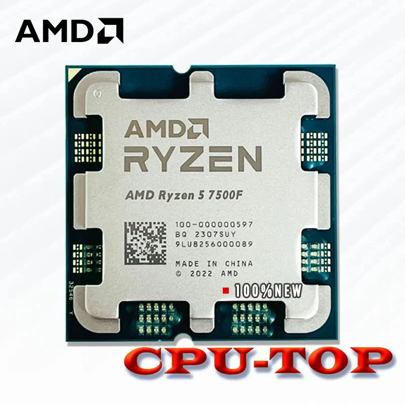 New AMD Ryzen 5 7500F R5 7500F 3.7GHz 6C/12T CPU desktop processor