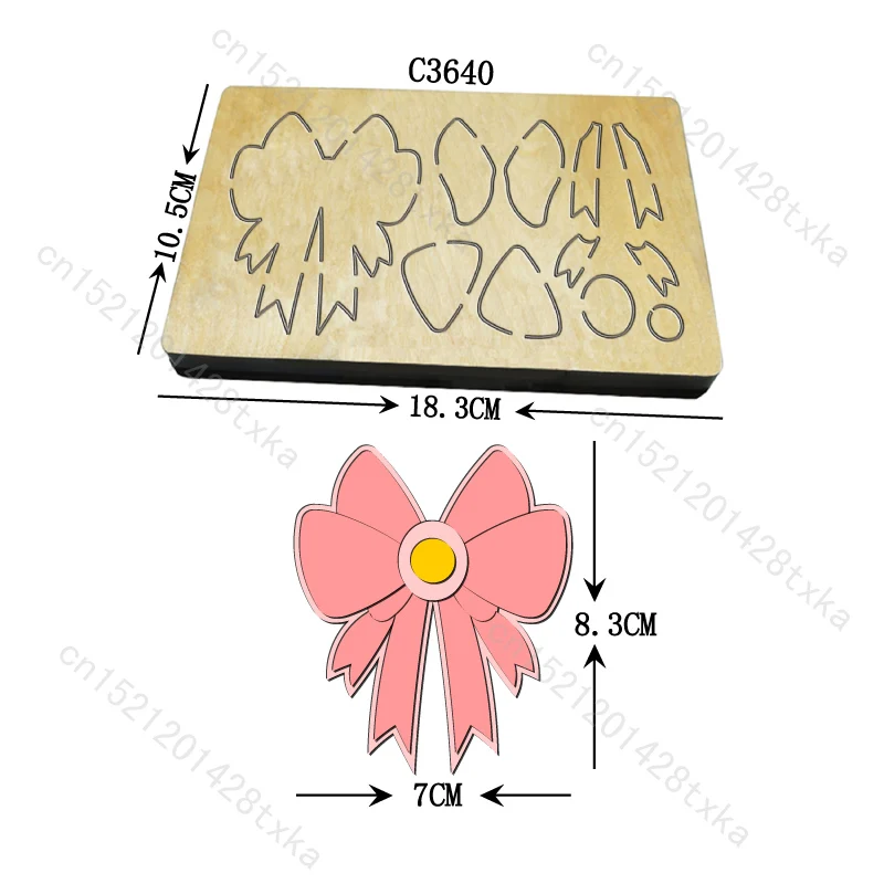 

New Bow Wooden die Scrapbooking Cutting Dies C3640