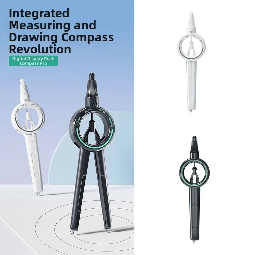 Precision Digital Display Compass Drafting Drawing Press Type Circle Drawing Gauge Engineering Digital Radius Display