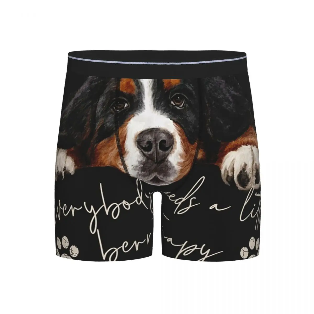 

Long Boxer Underpants Shorts Bernese Mountain Dog Panties Men Soft Underwear for Homme Man Boyfriend Gifts