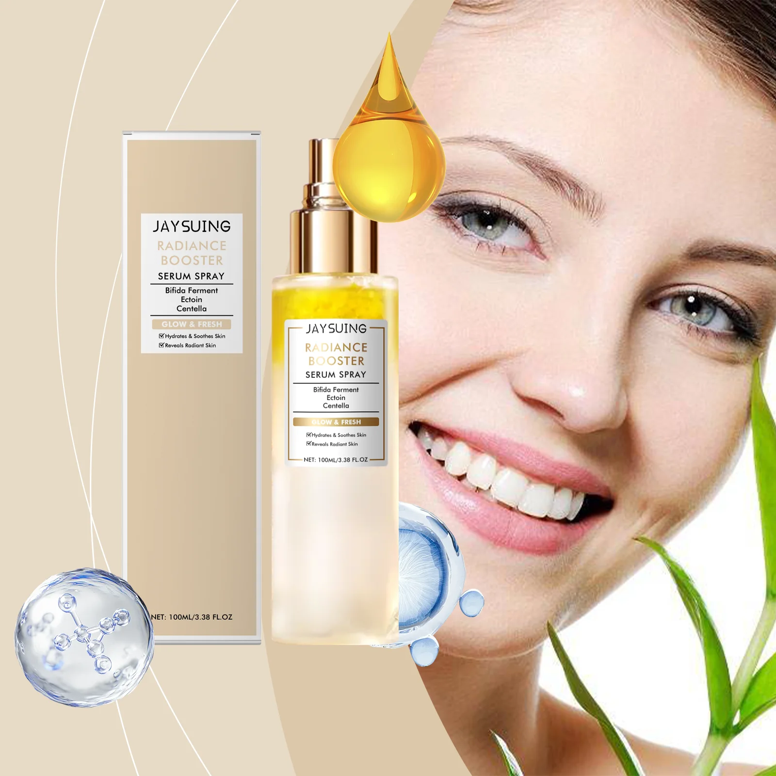 

Refreshing Face Spay Moisturize Brighten Rejuvenate Soft Skin Soothe Redness Remove Dullness Shrink Pore Hydrating Facial Mist