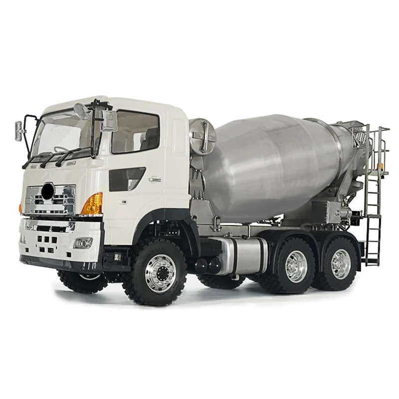 1/14 Lesu 6X6 Mixer Trucks Metal RC Concrete Car Wireless Electric Agitating Lorry Remoted Vehicle Model Sounds Lights Th20594