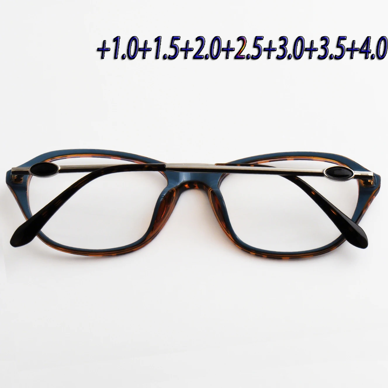 Fytoo Women's Tortoiseshell Presbyopic Reading Glasses, Stylish Minimalist Resin Lenses, Tr Frame, Comfortable Portable Magnifying