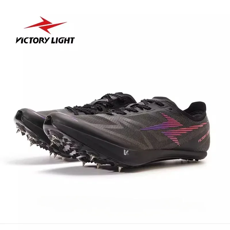 Victory Light Platform Carbon Plate Sprint 6 Spikes Shoes Track Field Mid Long Distance Running Long Jump Competition Sneakers