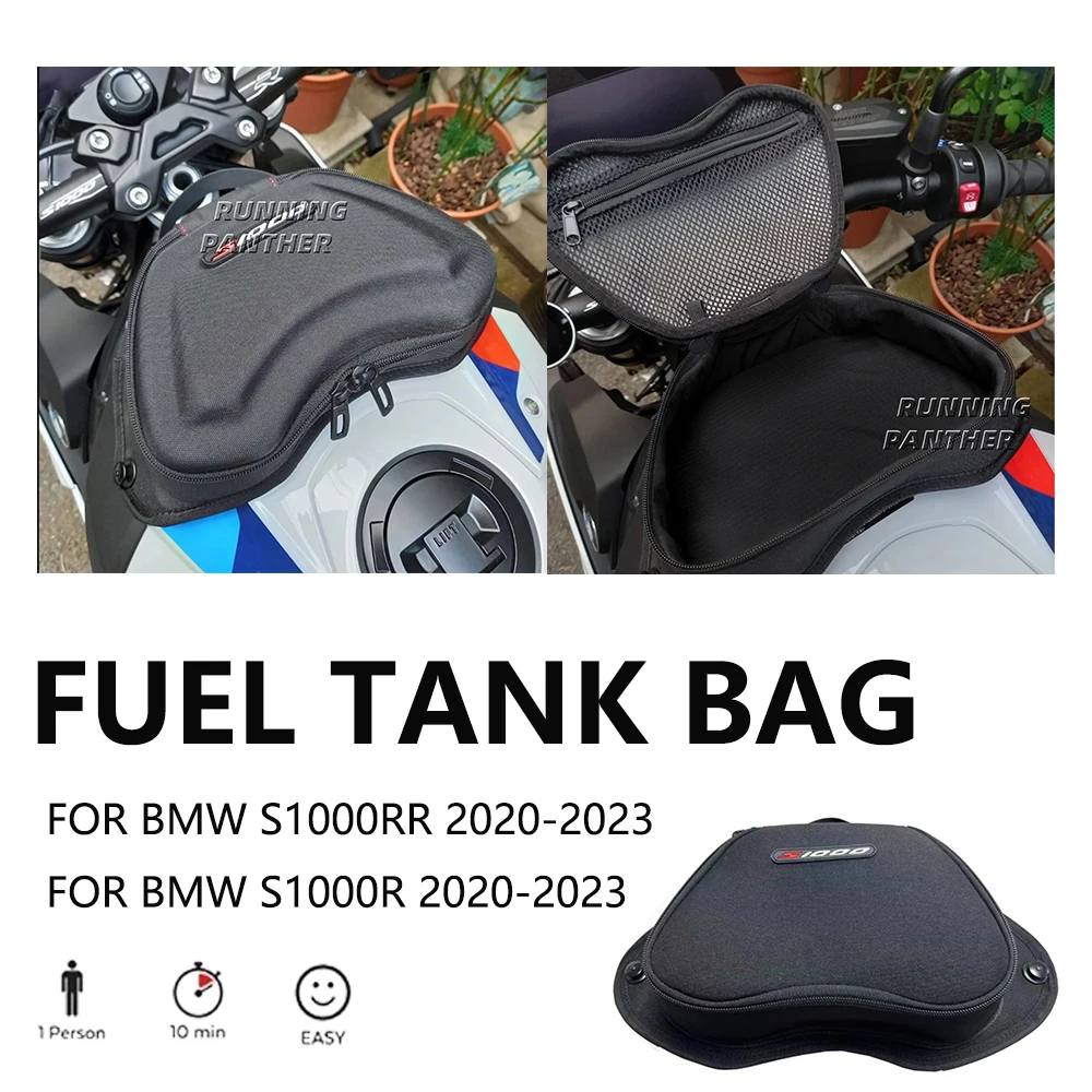 NEW Motorcycle Accessories Fuel Tank Nylon Bag Luggage Storage Bag Black Kit For BMW S1000RR 2020-2023 For BMW S1000RR 2020-2023