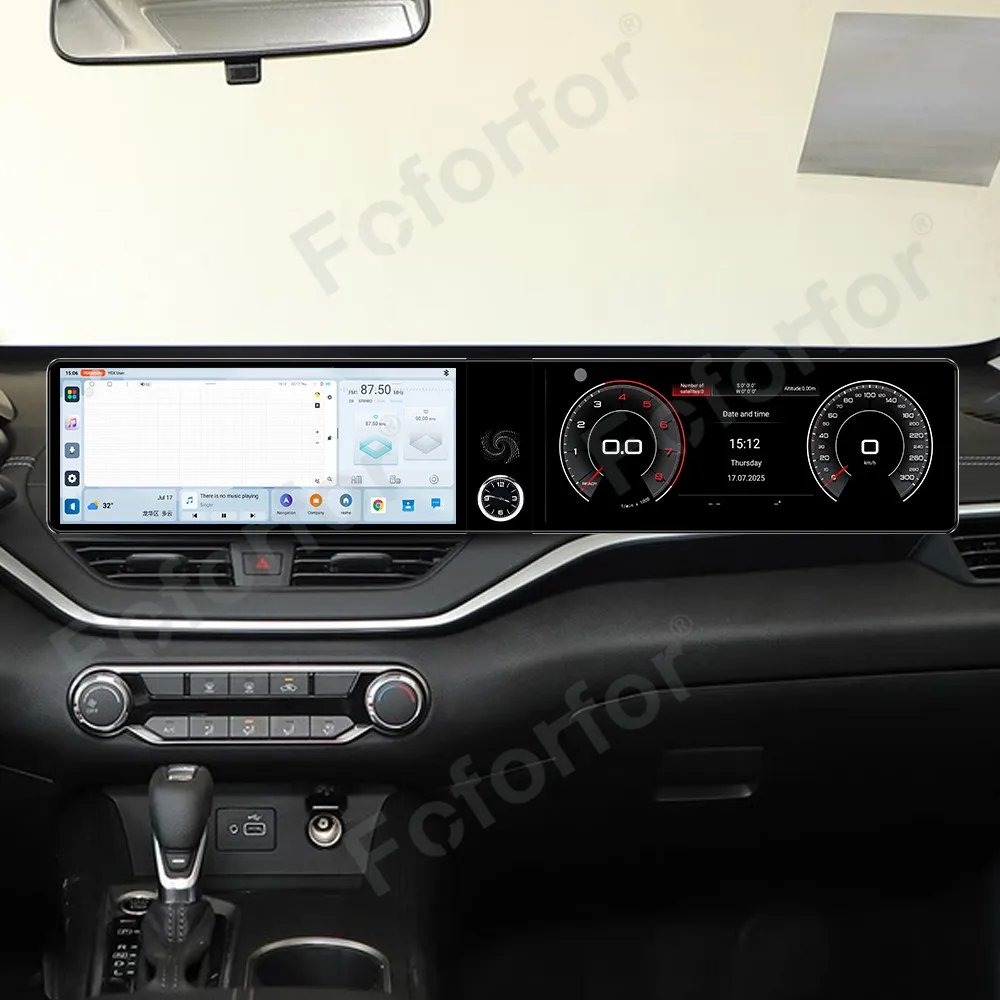 

1920*720 12,3 "Двойной сенсорный экран QLED Android 13 Navi для Nissan Teana 2019-2021 Автомобильная стереосистема Аудио Радио Мультимедийный плеер Стерео