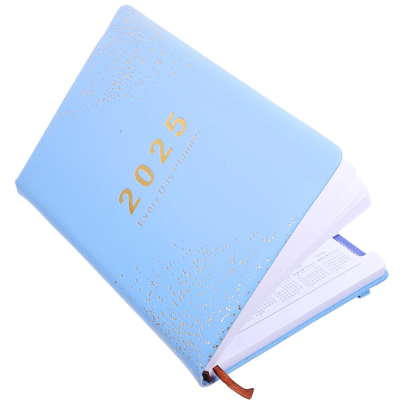 

2025 Yearly Planner Notepad Daily Schedule Book Sky Blue Lightweight Business Academic Journal Notebook Diary Smooth