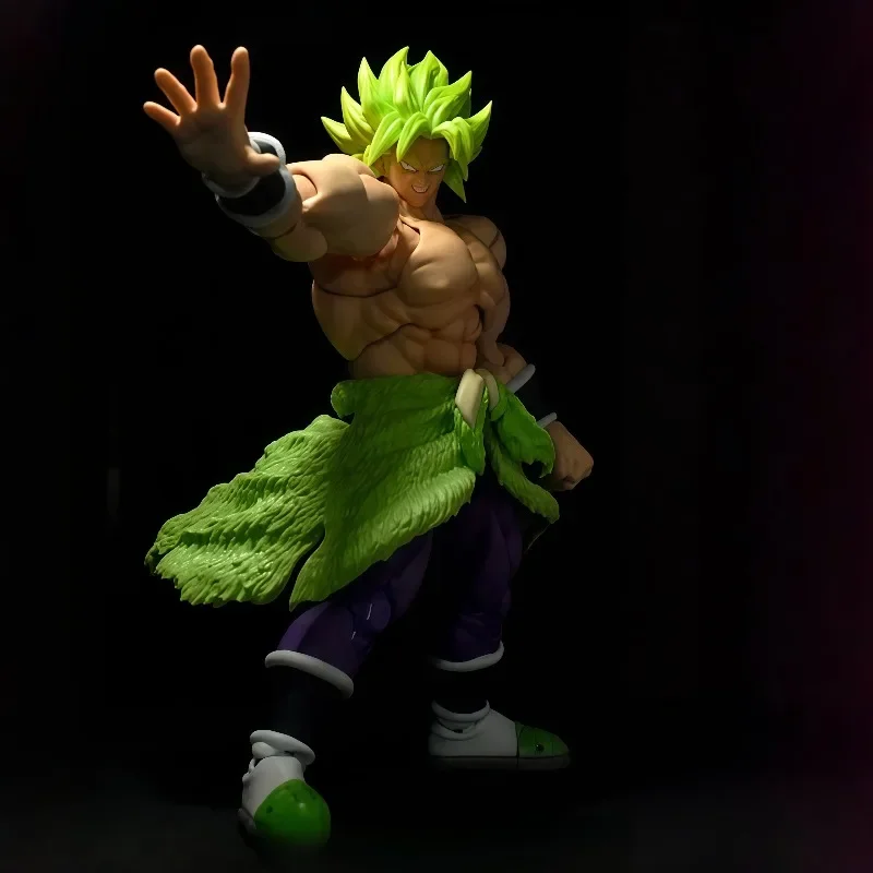100% Original Bandai S.H.Figuarts Dragon Ball Super Broly Full Power Super Saiyan Action Figure Brand New With Retail Packaging. view 6
