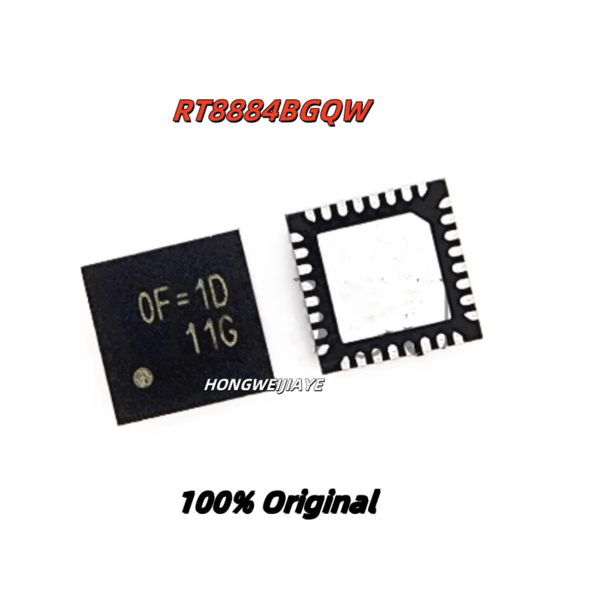 

5PCS 100% New RT8884BGQW OF= 0F= WQFN-32 Brand New Original Chips ic