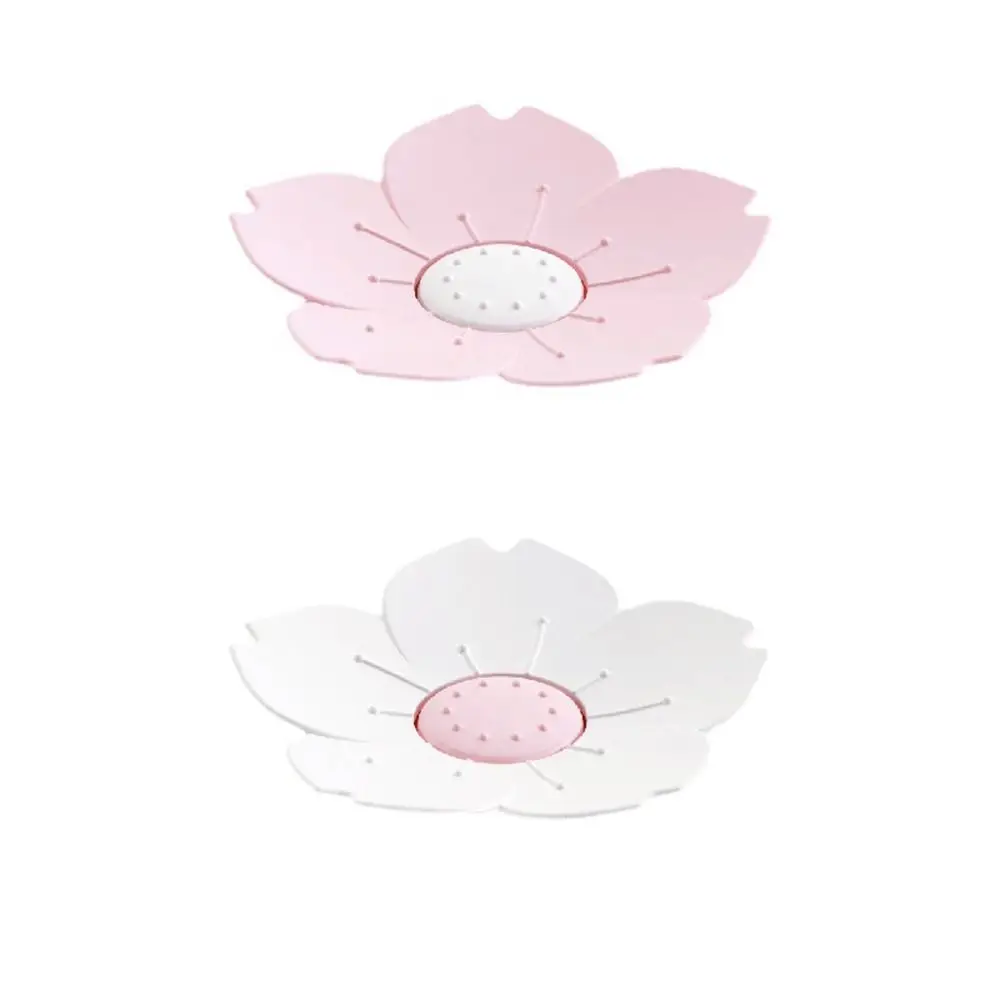 

Bathroom Accessories Cherry Shape Soap Dish Non-slip Plastic Soap Holder Self Draining Soap Stand Kitchen
