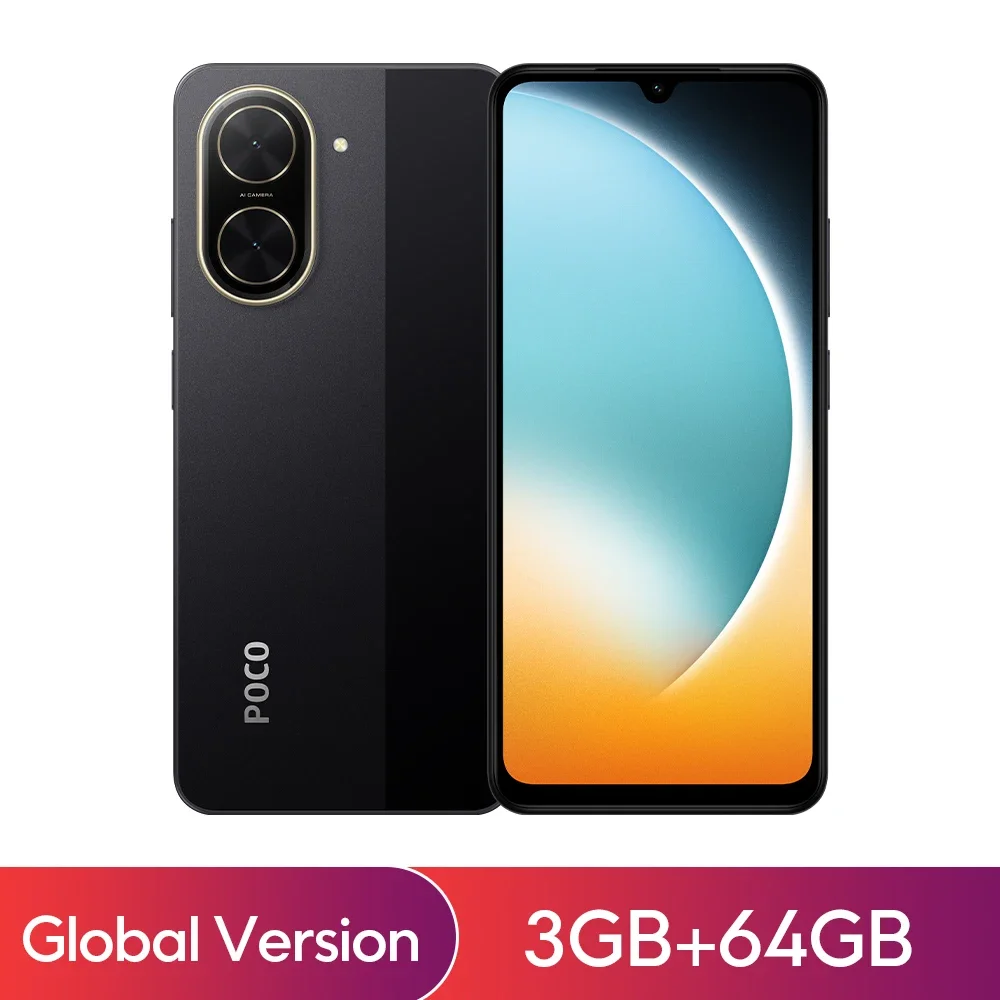 【新品未使用】Xiaomi POCO C71グローバルバージョンスマートフォン POCO C71グローバル版スマートフォン 6.88インチHD+ディスプレイ