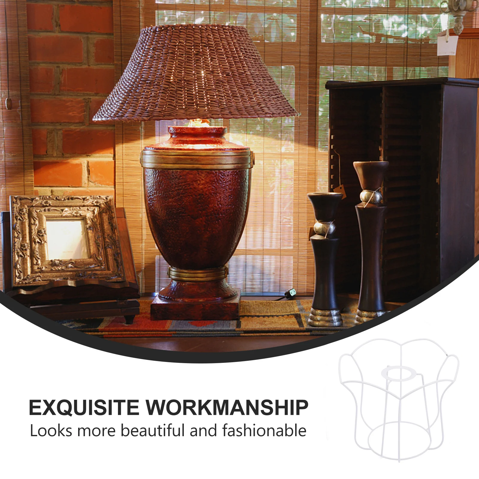 

Металлический каркас-держатель для лампы E27, винтажный, для подвесных светильников, DIY, в форме кольца