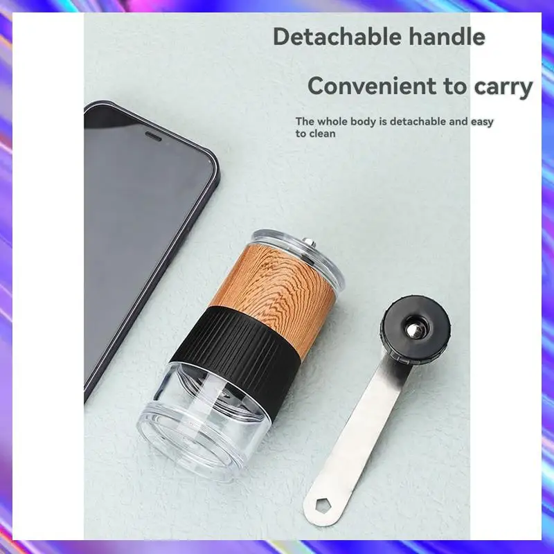 BAAD 수동 커피 그라인더 커피 머신 홈 주방 수동 그라인더 휴대용 및 조절 가능