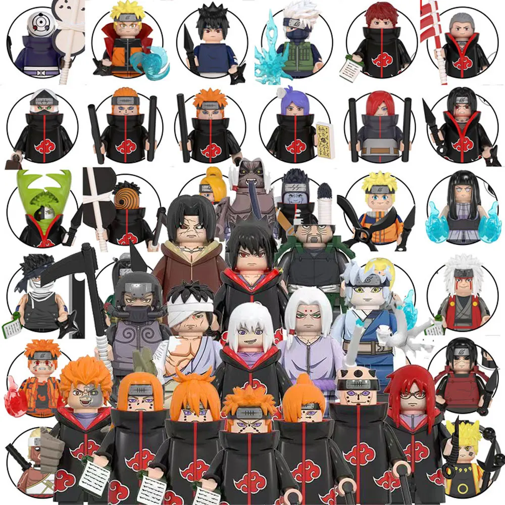 Image of 2026 Neues Modell NEUE Naruto Annie Anime Bausteine Mini Actionfiguren Bauklötze Geschenke