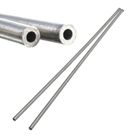 2pcs 250mm Silver 304 Stainless Steel Capillary Tube 4mm OD 3mm ID