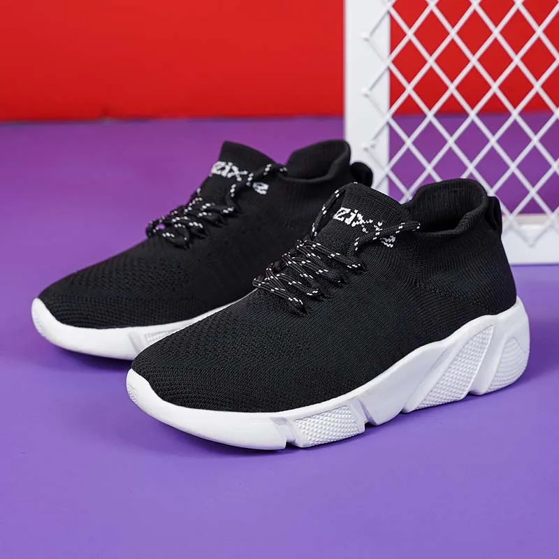 حذاء الجري YRZL للرجال خفيف الوزن وجيد التهوية، حذاء رياضي للركض، رياضي غير قابل للانزلاق، حذاء كاجوال مريح للمشي