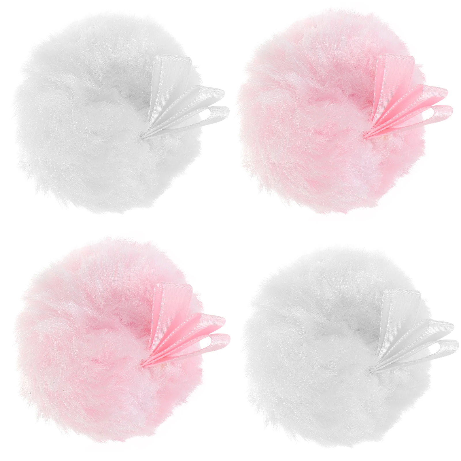 4 قطع من وسادة إزالة المكياج الفاخرة ذات الملمس الناعم، تخزين مدمج سهل للسفر المنزلي، روتين التجميل اليومي #4