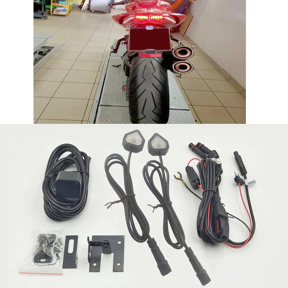 77Ghz 24Ghz Millimeter Wave RadarMotorcycles Blind Spot Detection System 50m/15m Range IP67 Waterproof