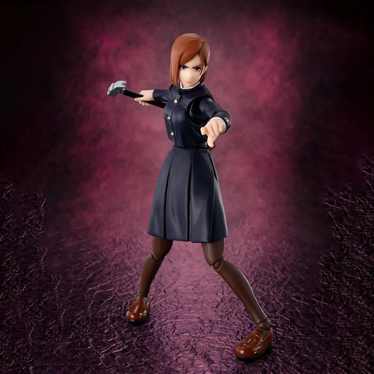 本物のバンダイオリジナル呪術廻戦フィギュアモデルキット S.H.Figuarts 1/12 アニメフィギュア釘崎野薔薇アクションモデルおもちゃギフト