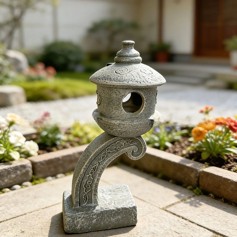 Classic Lantern Style Solar Post Light for Outdoor Pathway CourtFor Yard and Patio Lighting with Energy Efficient LED