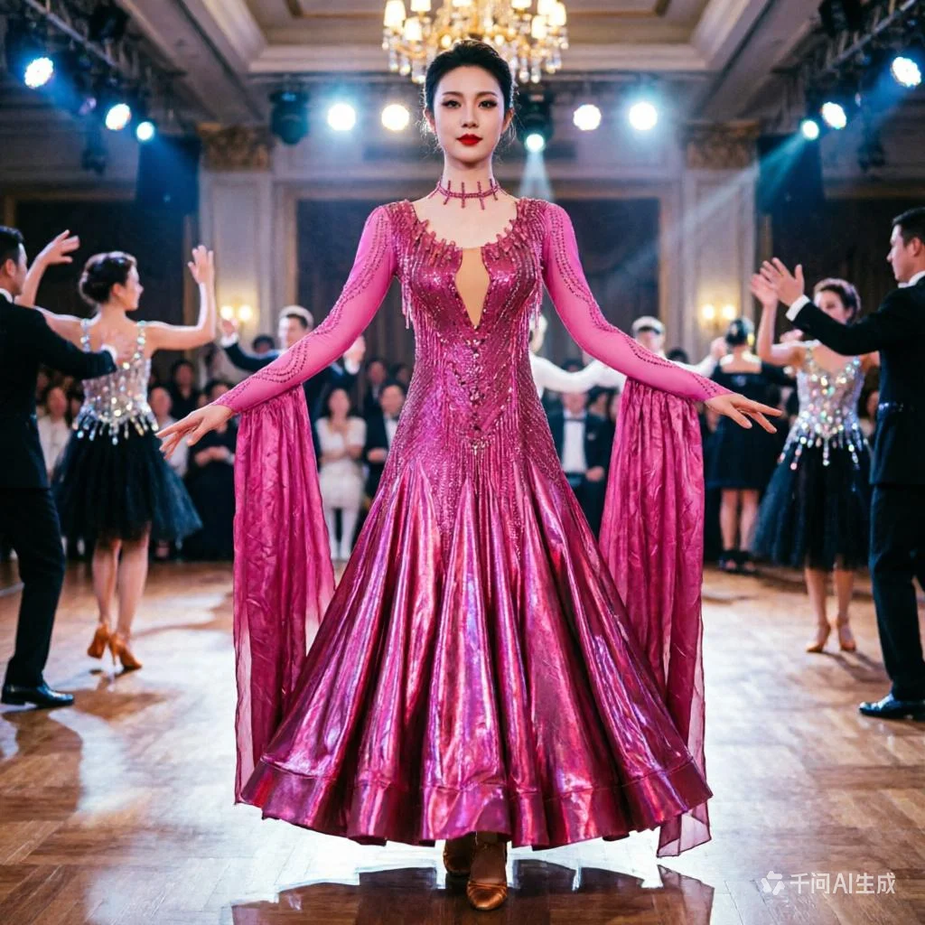 

Стандартное бальное платье для женщин, длинное, до пола, элегантное, шикарное, для соревнований и выступлений