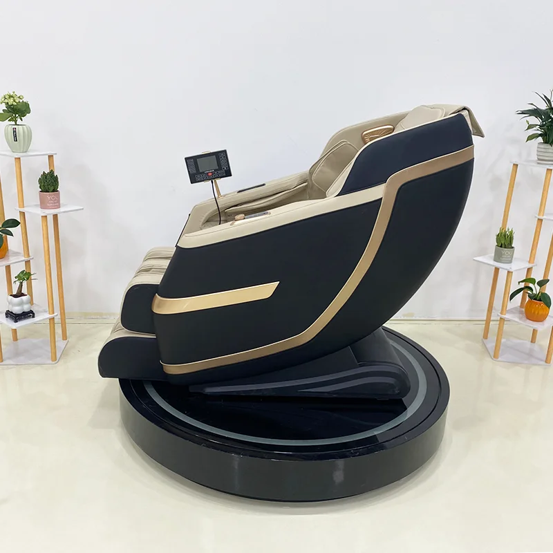 Modern Zero Gravity Massage Chair Shiatsu Massage Body Stretching Relaxation Made of PU Leather