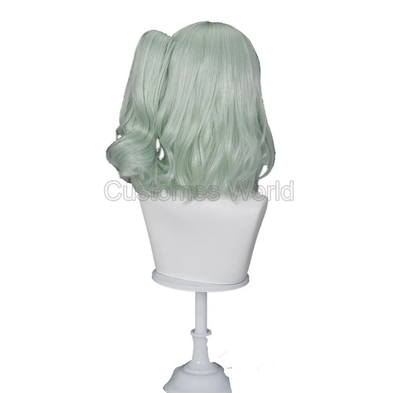 Zenless Zone Zero Virtual Idol Cosplay Pruik Game ZZZ Chinatsu Remiel Angels Cosplay Vrouwen 40 cm Leuke Lichtgroene Paardenstaart Pruik