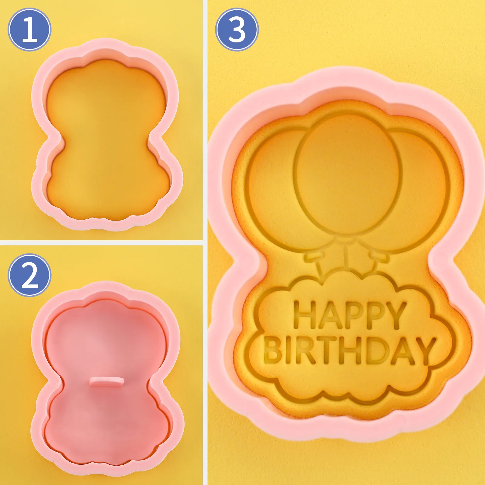 8 шт., формочка для печенья с днем рождения и штампом, форма для печенья с единорогом, сделай сам, кухонные формы для выпечки, инструменты для детского душа, детский день рождения
