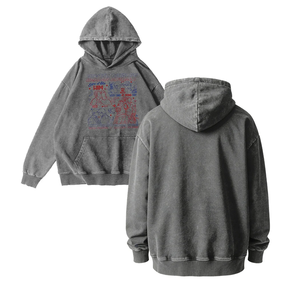 

Толстовка с принтом Heated Rivalry, винтажная, высококачественная, из хлопка, для мужчин и женщин, в стиле хип-хоп, спортивная, модная, пуловер, свитшот