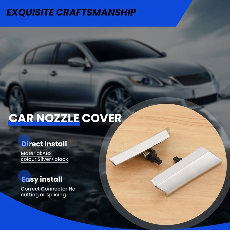 Car Styling Headlight Washer Nozzle Cover For Lexus GS300 GS350 GS430 GS450H GS460 2006-2011 85208-30031 85207-30031 view 5