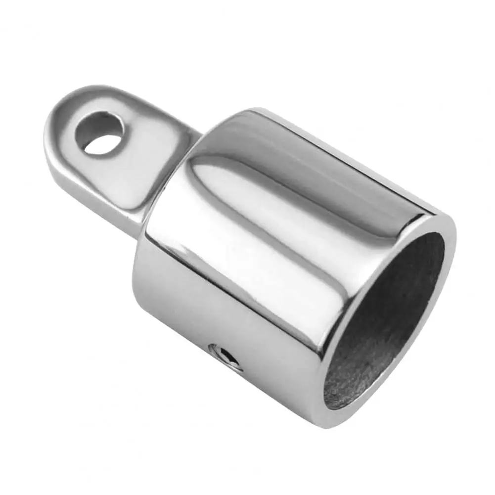 Dropshipping!!22mm Stainless Steel Bimini Eye End Top Caps Fitting Marine Hardware for Boat Canopy