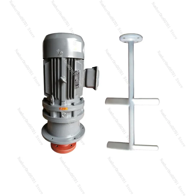 Industrial sewage liquid vertical gear reducer adjustable speed chemical detergent and medicine bucket agitator