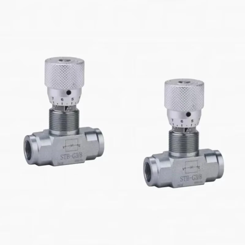 Bidirectional Hydraulic Throttling Valve Hardened Steel Precise Flow Adjustment High Pressure