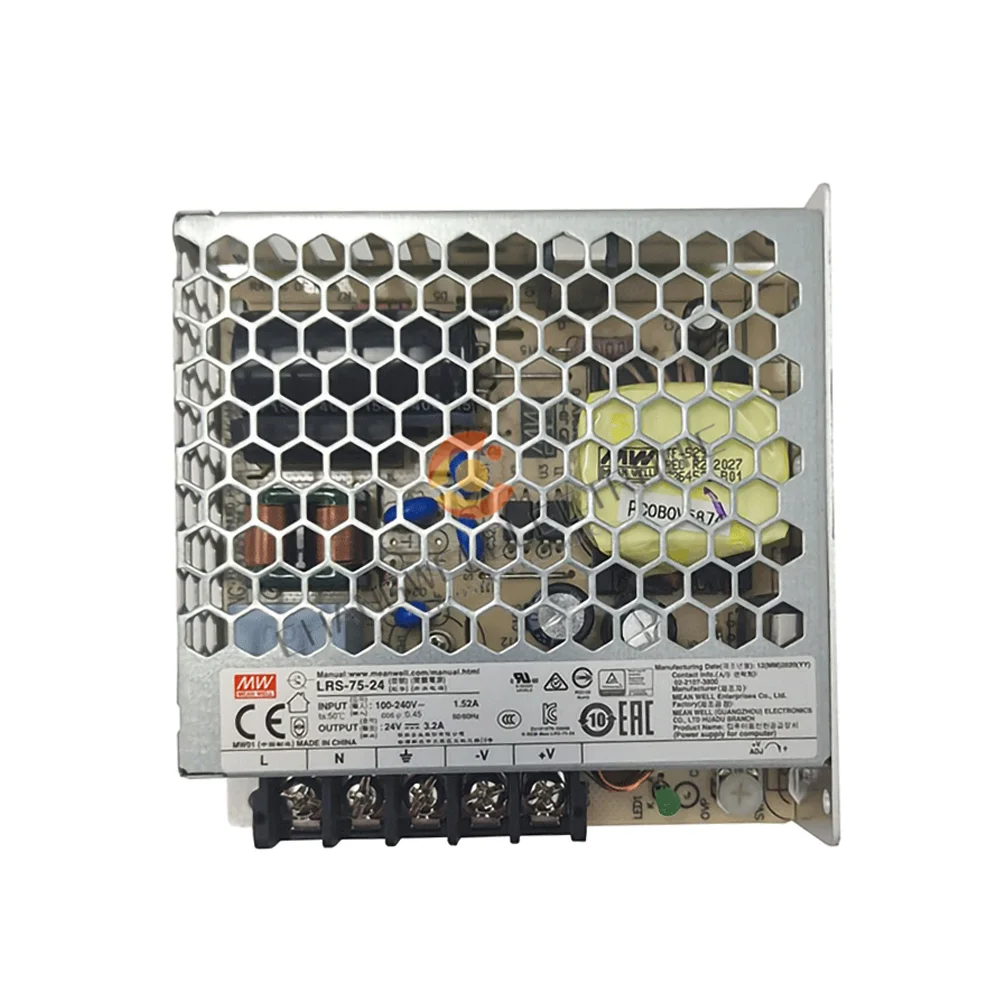 

Meanwell LRS-75 Switching Power Supply 24V 3.2A 75W Original MW Taiwan Brand for Laser Controller