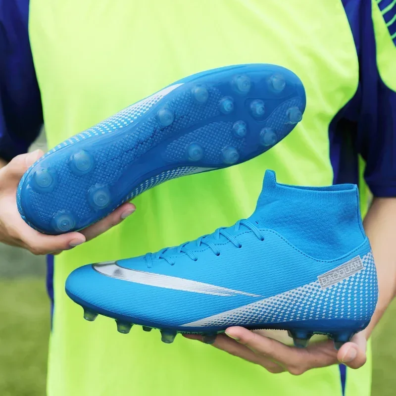 Nuovi uomini donne scarpe da calcio professionali scarpe da calcio scarpe da calcio di alta qualità di vendita calda scarpe da futsal TF partite tacchetti per erba