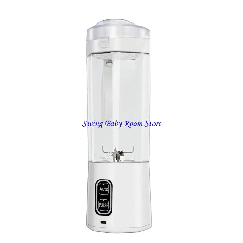 K1AD Shake Mixer Cup with Drink Lid, 700ml Rechargeable Portable Juicer for Juice, Shakes and Daily Commute Use