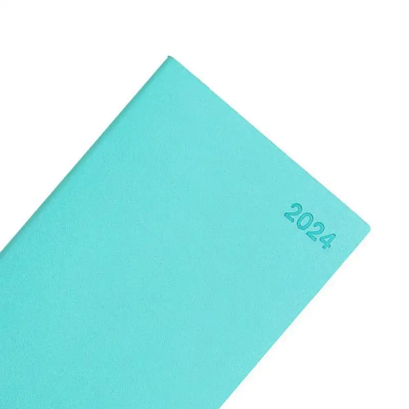 Task Notebook for Work To Do List PU Leather Notebook 2024 Planner Journal for Work Schedule Business Portable Notepad for